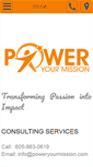 Mobile Screenshot of poweryourmission.com